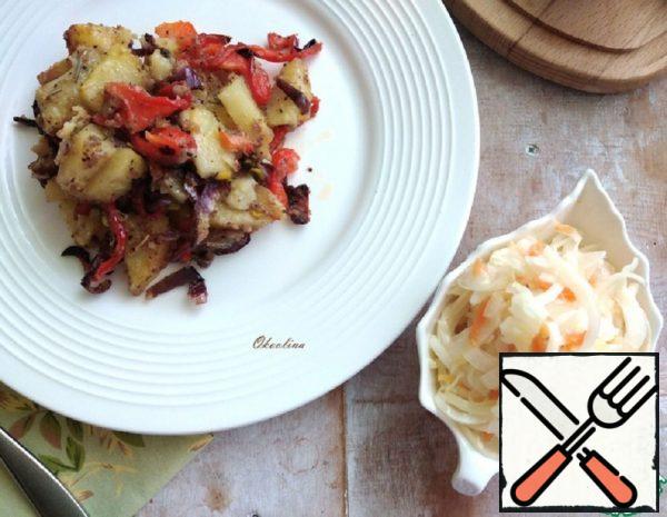 Spicy Baked Potatoes with Breadcrumbs Recipe