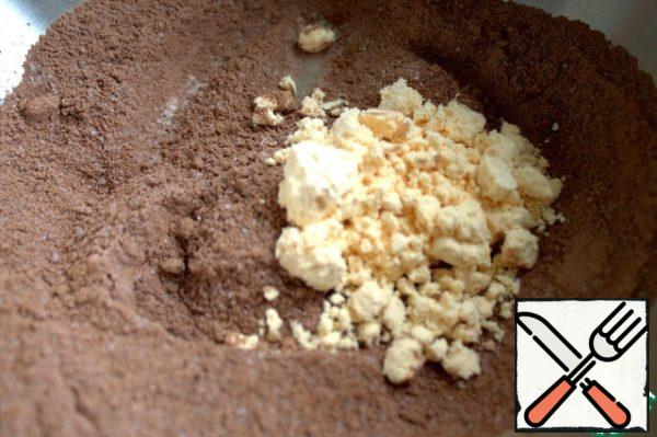 Add the yolk or dry egg powder - a spoonful at a time. You can skip this step, do without the yolk at all.
