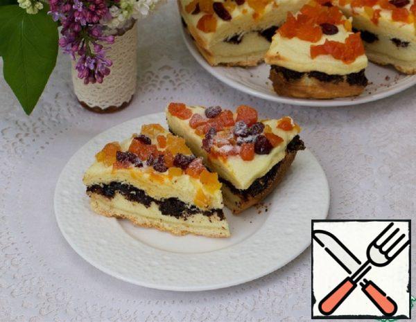 Cottage Cheese Pie with Dried Fruits Recipe