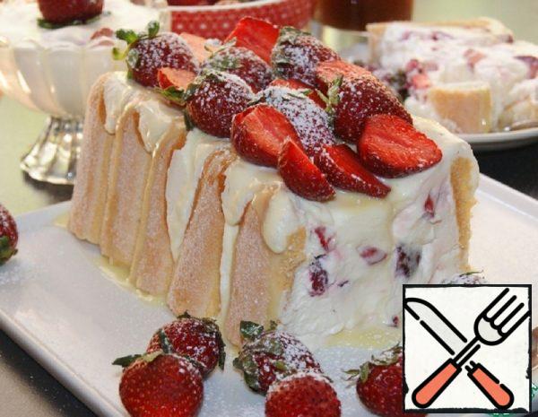 Yogurt Terrine with Strawberries Recipe