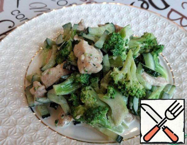 Salad "Light with Broccoli" Recipe