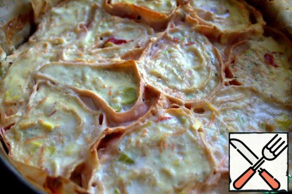 Bake for 1 hour at 180*C.