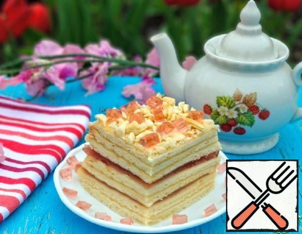 Cake "Napoleon with Jelly" in a Multi-Baker Recipe