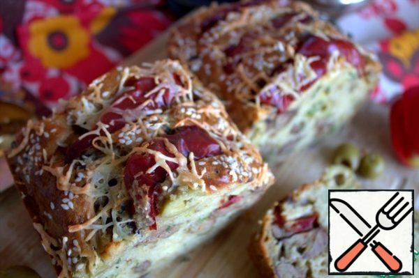 Warm or cold can be cut with a bread knife.