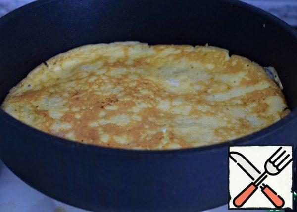 Fry both sides for a couple of minutes.
