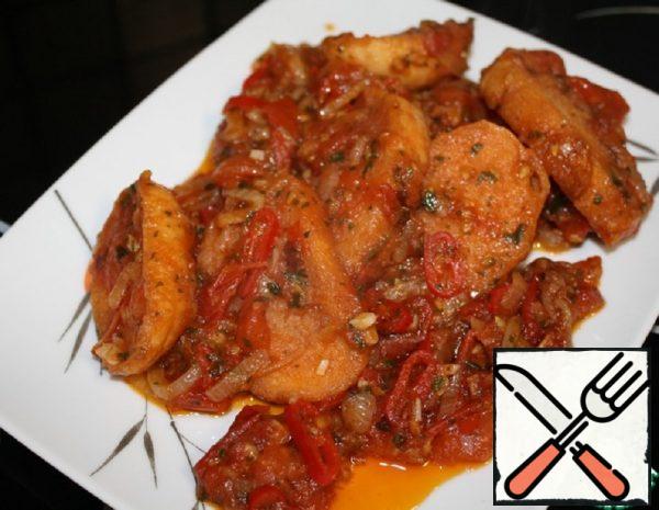 Bread with Vegetables Recipe