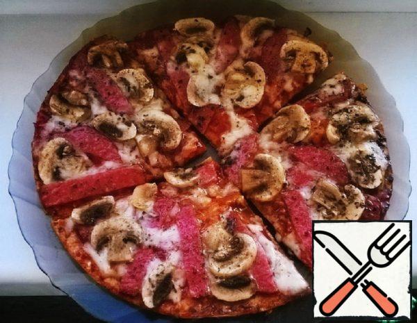 Pizza from Pita Bread in 10 Minutes Recipe