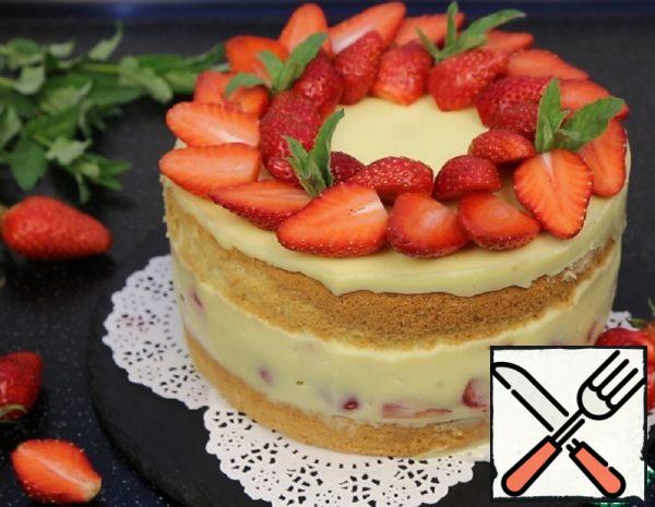 Cake "Strawberry Delight" Recipe
