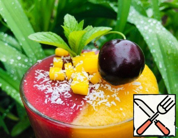 Dessert "Raspberry-Mango" Recipe
