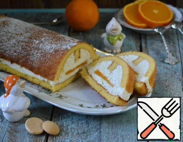 Cottage Cheese Roulade with Oranges Recipe