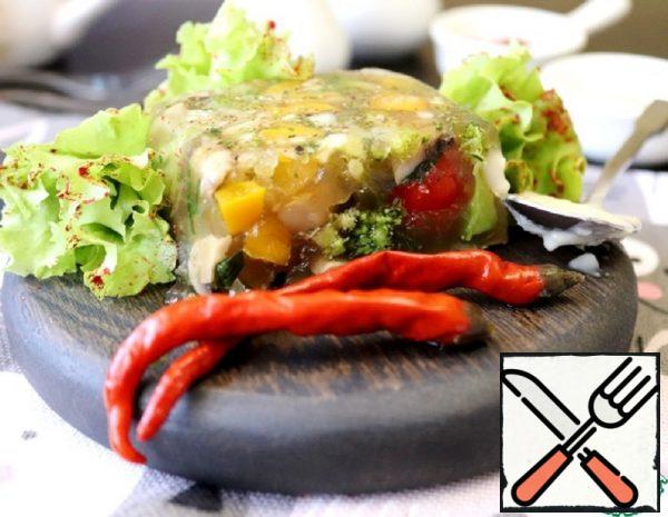 Vegetable Aspic with Mushrooms Recipe