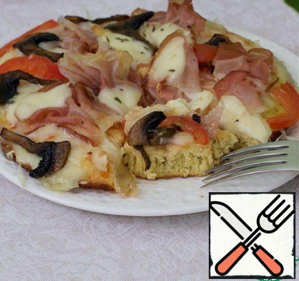 Omelet-Pizza on a Frying Pan Recipe