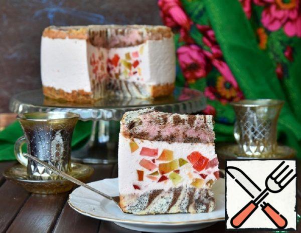 Cake "The Gypsy Trail" with a Creamy Souffle Recipe