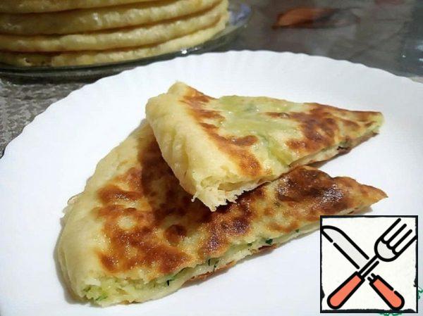 Tortilla with Potatoes, Cheese and Herbs Recipe