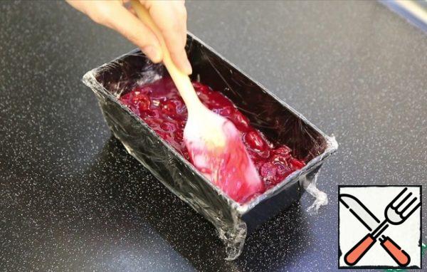 Then all the cherry compote...