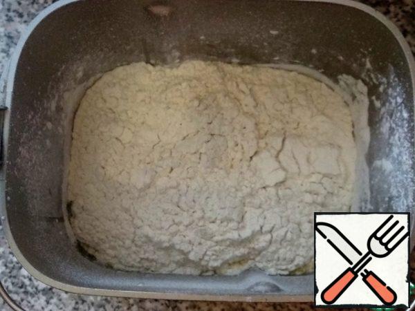 Sifted flour.