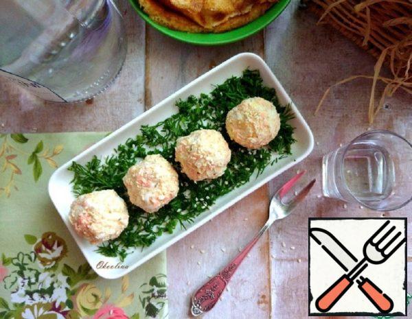Snack Carrot Balls with Curd Cheese Recipe