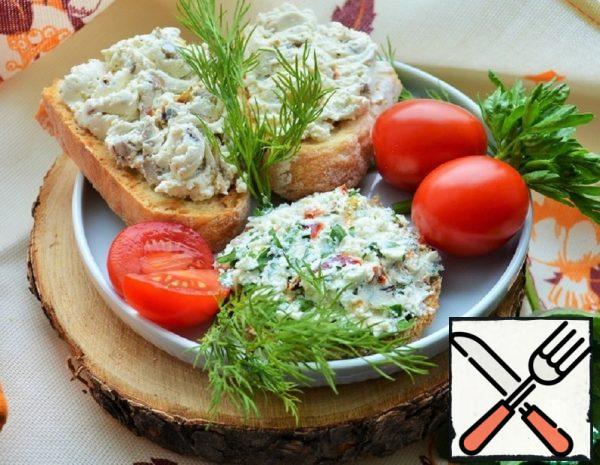 Cottage Cheese Paste for Sandwiches, Three Options Recipe