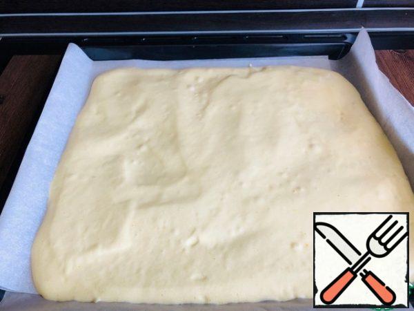 Spread the dough evenly. Bake in a preheated 180 degree oven for 12-15 minutes. The baking time depends on your oven!