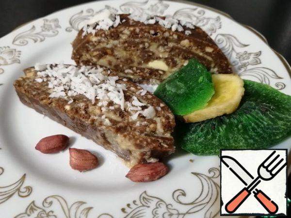 Roll is good for tea, and for a snack instead of candy. Store in the refrigerator.