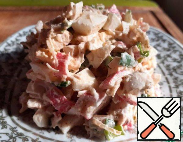 Salad with Crab Sticks Recipe