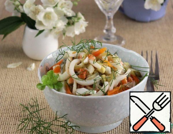 Salad with Squid "Lasso" Recipe