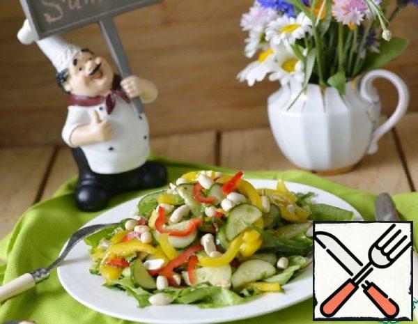 Summer Vegetable Salad with Peanuts Recipe
