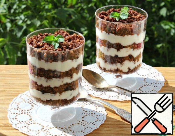 Portioned Honey Cake without Baking Recipe