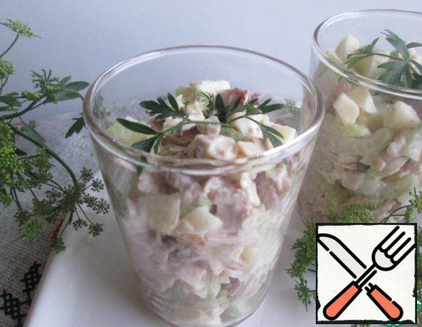 Smoked Chicken Salad with Celery Recipe