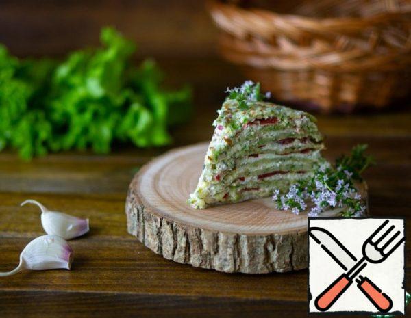 Snack Cake with Zucchini and Feta Recipe