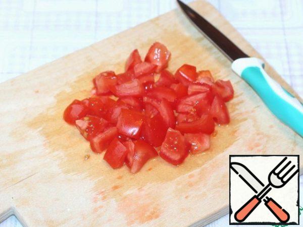 Diced tomatoes.