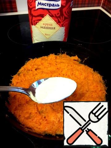 In the butter, lightly put out the carrots grated on a small grater, add the crushed orange, sugar, salt and simmer for about 15 minutes, then pour in the cream.