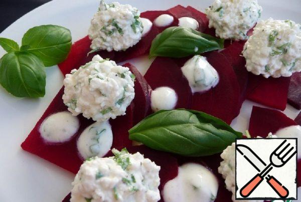 Beetroot Salad with Cottage Cheese Recipe