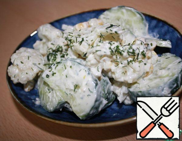 Cauliflower and Cucumber Salad Recipe