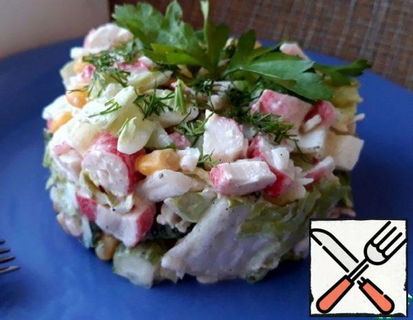 Crab Salad with Chinese Cabbage Recipe