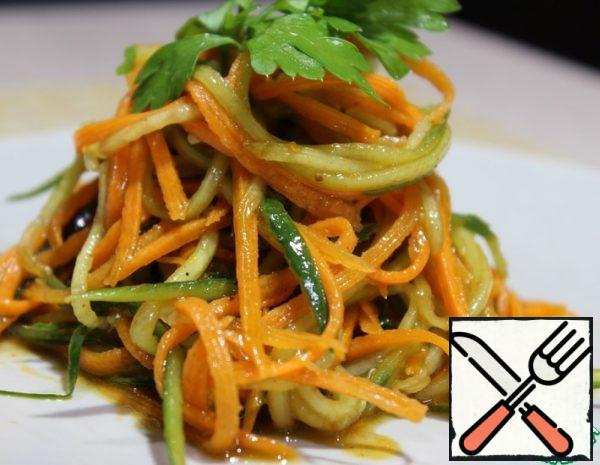 Vegetable Salad with Spicy Dressing Recipe