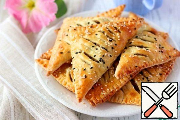 Puff Triangles with Liver and Rice Recipe
