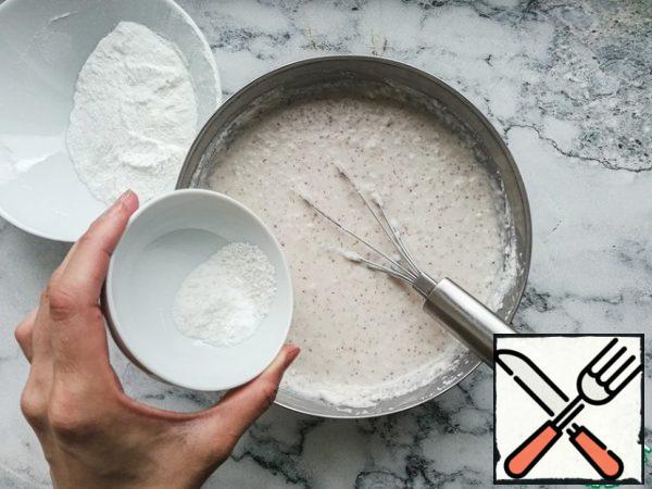 Add salt and soda.