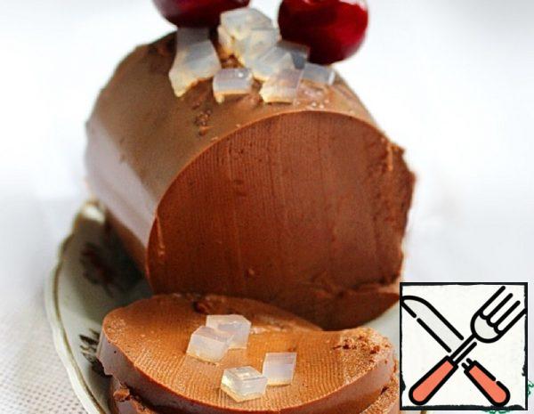 Chocolate Pudding with Salt Prisms Recipe