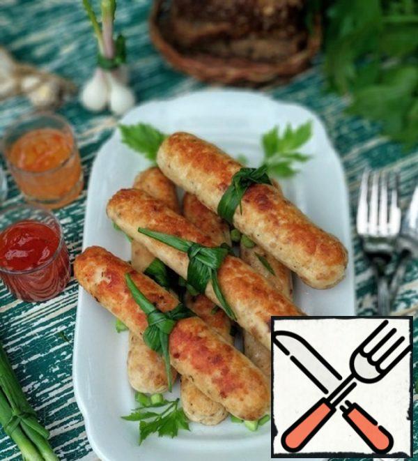 Homemade Sausages with Filling Recipe