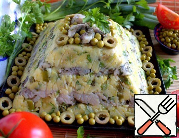 Potato Terrine with Herring Recipe