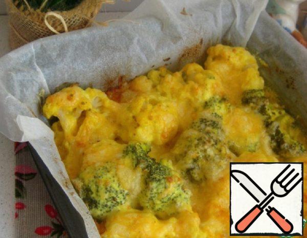 Cabbage Mix with Cheese Sauce Recipe