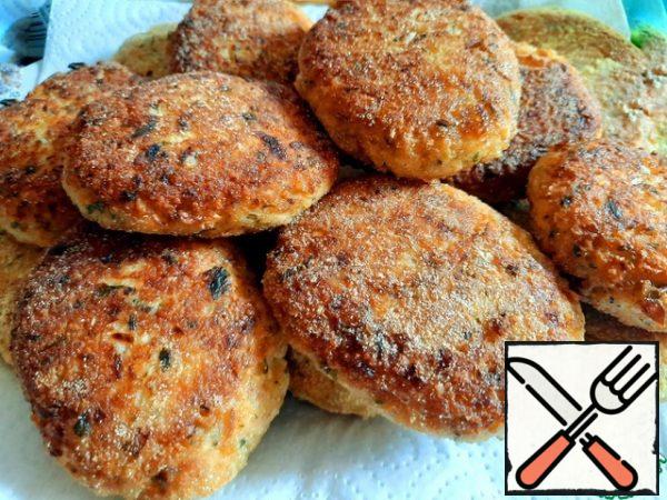 I got 16 cutlets out of this number.