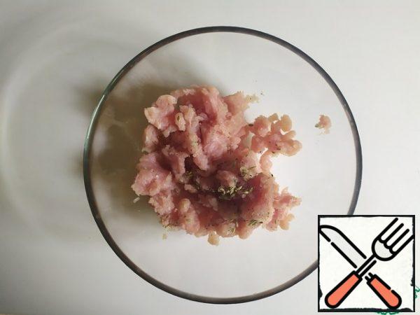 Mix everything for the meat.