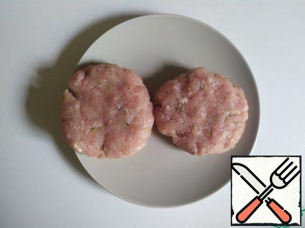 Make two cutlets.