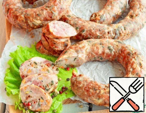 Pork Sausage with Dried Vegetables Recipe