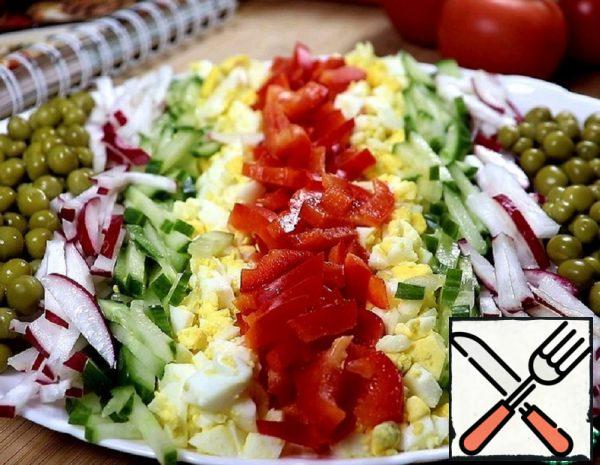 Vegetable Salad with Egg Recipe