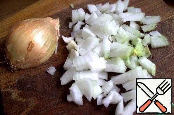 Chop the onion.