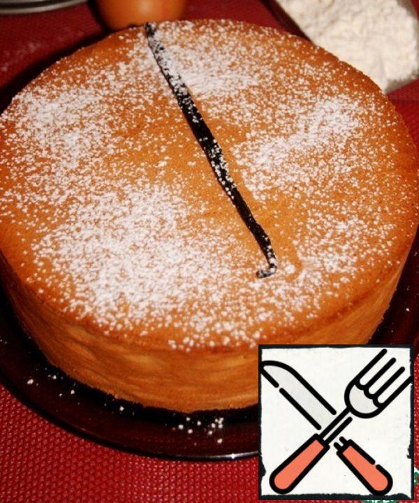Butter Vanilla Sponge Cake Recipe