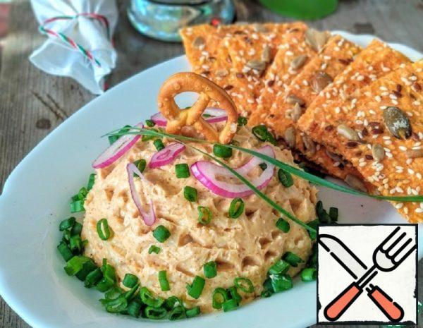 Cheese Spread "Obatzda" with Carrot Crackers Recipe
